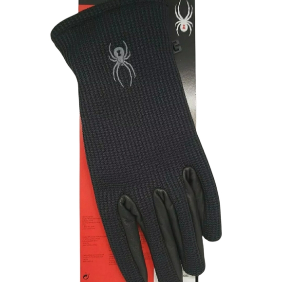 Spyder Other - Spyder Leather Palm Gloves, Black; Item # 1319081 Size: M, Medium; NEW